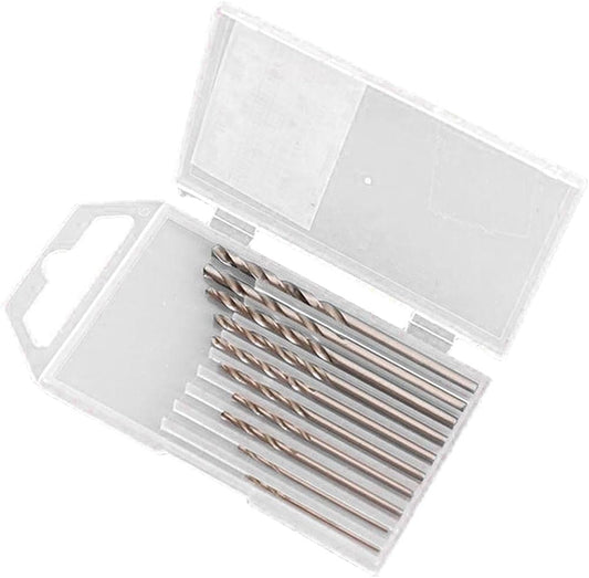 Drill Bit Set 10 Piece 0.8-3mm