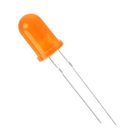 28mm Leg LED 5MM Orange 5pcs - Beirut ElectroCity