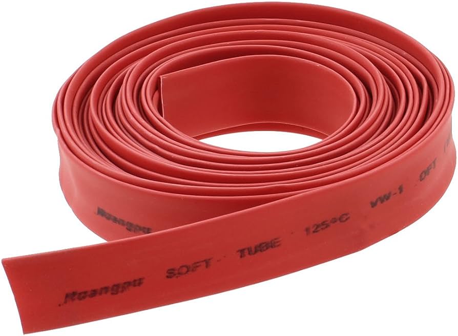 Heat Shrink D: 10mm, L: 1m, Red - Beirut ElectroCity