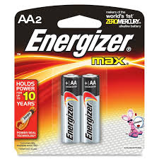 AA Enerigzer Batteries 2 Per Pack