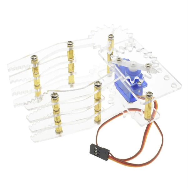 9G Servo Manipulator Mechanical Arm Acrylic Claws - Beirut ElectroCity