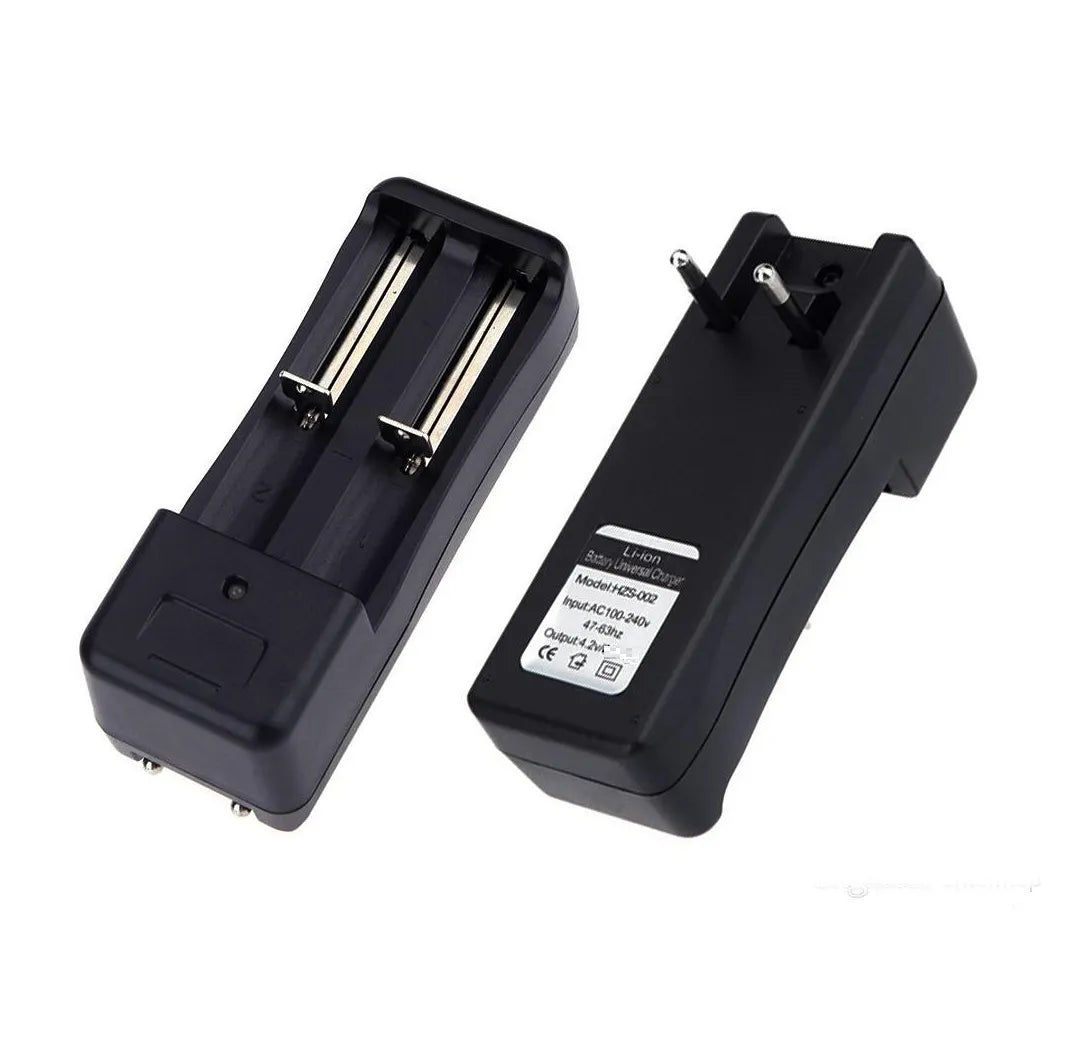 Li-ion 18650 Battery Charger 2-Channel EU Plug Universal- Rechargeable Smart Charger - Beirut ElectroCity