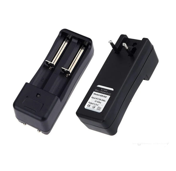 Li-ion 18650 Battery Charger 2-Channel EU Plug Universal- Rechargeable Smart Charger - Beirut ElectroCity