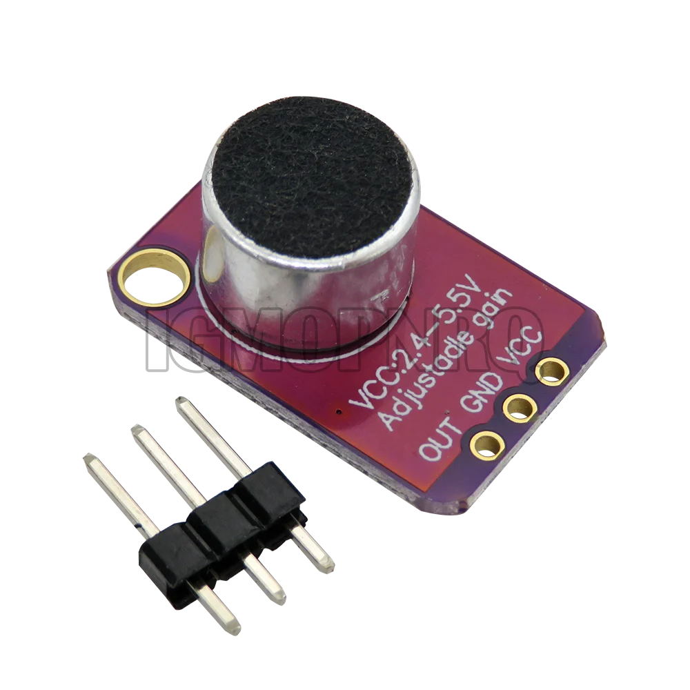Unsoldered GY- MAX4466 Sound Sensor Module