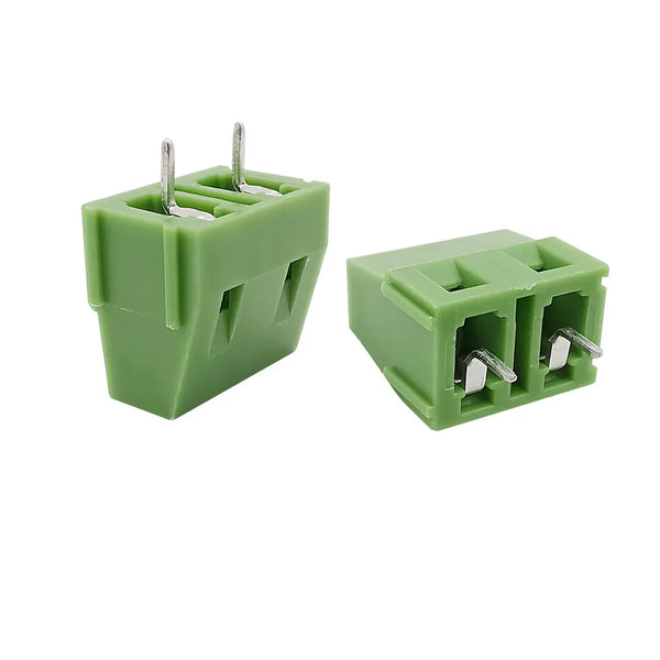 Green KF128-2P2.54mm Straight NeedlePCB Screw Terminal Blocks (5pcs) - Beirut ElectroCity
