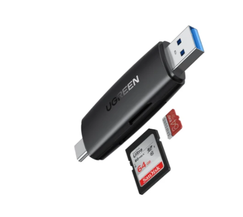UGREEN 2 in 1 USB 3.0 & USB C SD Card Reader