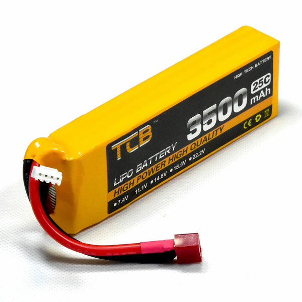 Lipo Battery TCB 3S 25C 11.1V 3500mAH - Beirut ElectroCity