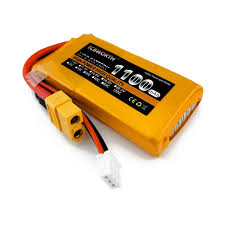Orange TCB 7.4V 1100MAH 25C Model Airplane Lithium Battery T Female - Beirut ElectroCity