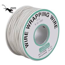 Single Core Copper Wire White  D:0.4mm ; L:50m 26AWG