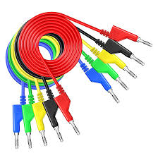 Double Banana Cable 4mm 15A Red 25cm - Beirut ElectroCity