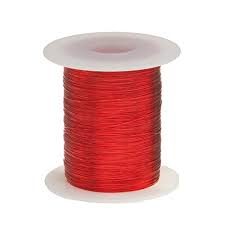 Copper Wire Red D:0.4mm ; L:50m 26AWG - Beirut ElectroCity