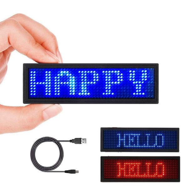 Mini LCD Display Tag (Red) - Beirut ElectroCity