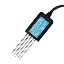 Soil Integrated Sensor 2M Cable (5pin Probes) RS485 Output Temperature + Humidity + EC + NPK + PH
