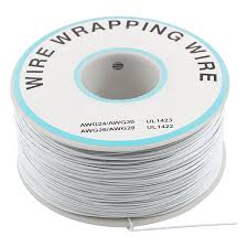 Copper Wire 0.5mm 230m 30AWG white