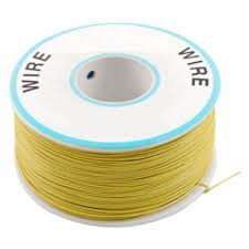 Copper Wire 0.5mm 230m 30AWG Yellow - Beirut ElectroCity