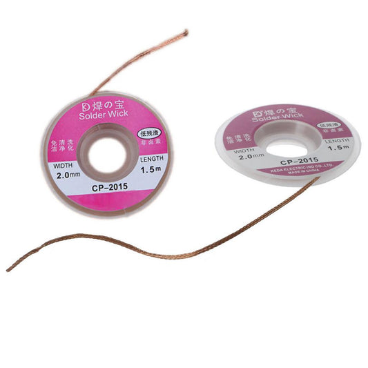 Solder Wick
W: 2mm, L: 1.5m
Desoldering wire