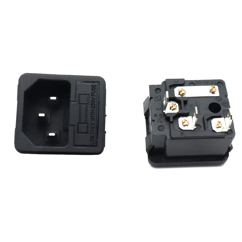 AC Socket
2-in-1 Fuse, Solderable