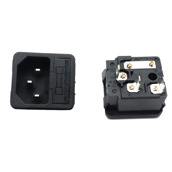 AC Socket
2-in-1 Fuse, Solderable