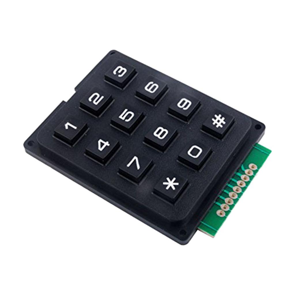 Compact and Responsive 3X4 Black Keyboard – Beirut ElectroCity