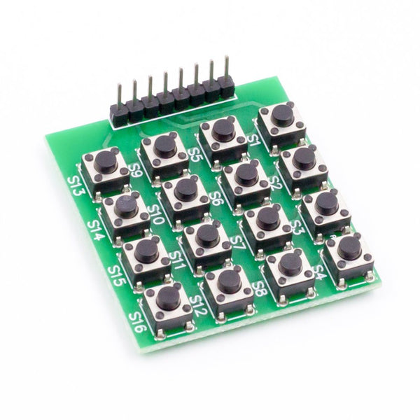 4x4 Matrix 16 Keypad Keyboard Module 16 Button Mcu - Beirut ElectroCity