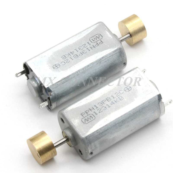 Vibration Motor PPN13(050)
VOLTAGE RANGE: 1.5-12V
12V 17400RPM
MOTOR BODY SIZE: 11.6*15.7*26.4MM
(not including the shaft) - Beirut ElectroCity