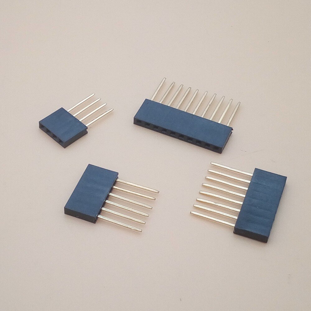5 Pin Female 11mm tall stackable Header Connector (5/Pack)