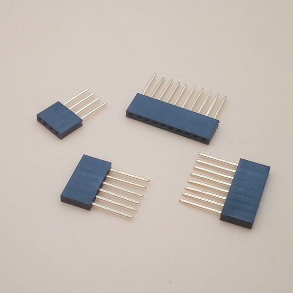 5 Pin Female 11mm tall stackable Header Connector (5/Pack) - Beirut ElectroCity