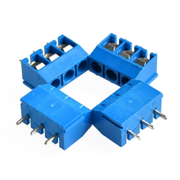 Screw Terminal Blue 3pins - Beirut ElectroCity