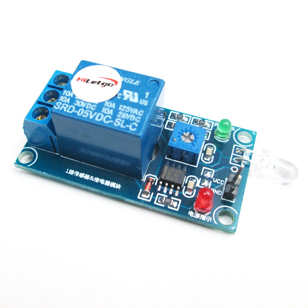 Photosensitive diode relay module