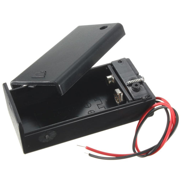 9V Cell Box, With Cover - Beirut ElectroCity