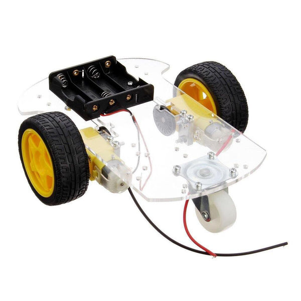 Transparent Robot Smart Car Chassis 2WD