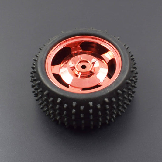 85MM Large Robot Smart Car Wheel, 38MM Width Surface Red