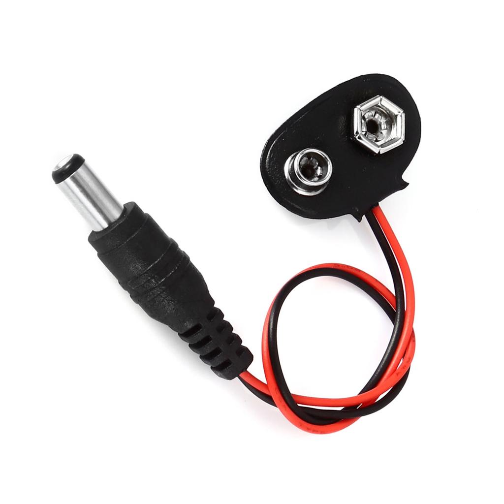 9V Battery Connector with DC L: 15cm - Beirut ElectroCity