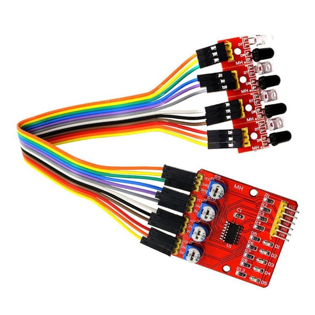 Responsive 4-Channel Infrared Tracing Sensor Module – Beirut ElectroCity
