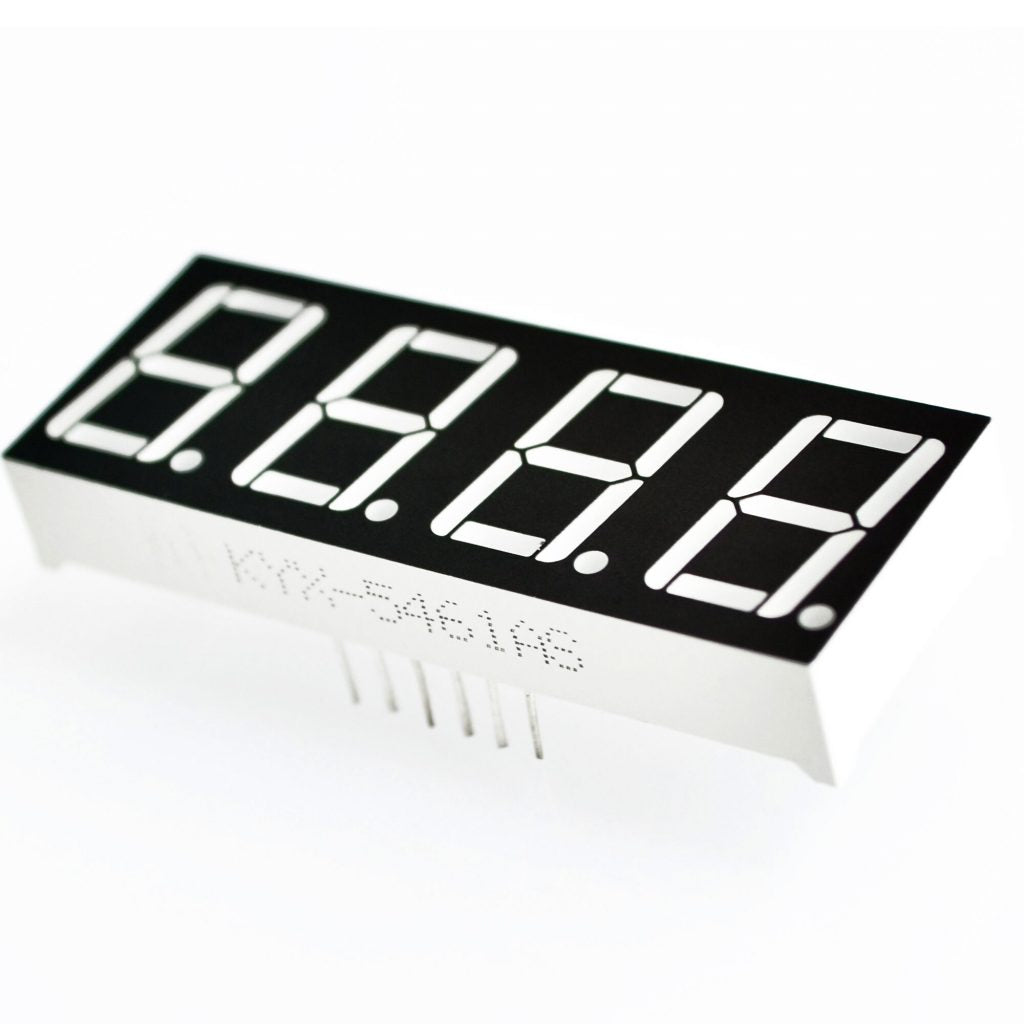 Clock Red 4 Digit 7 Segment LED Display 4x1.5 cm - Beirut ElectroCity