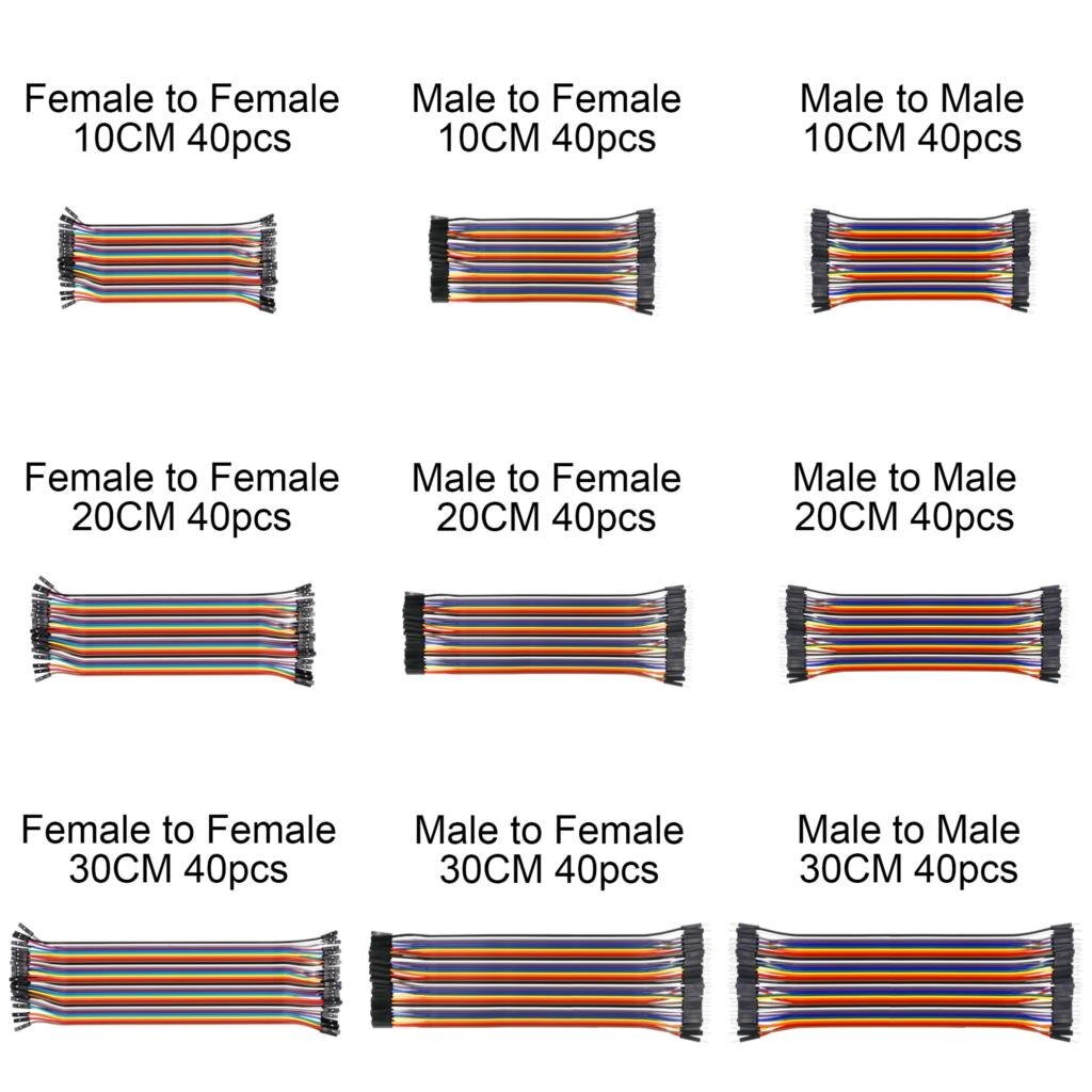 Male to Male Dupont Line 40 Pin 30cm - Beirut ElectroCity