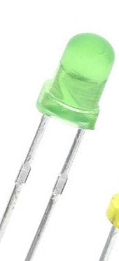 28mm Leg LED 5MM Green (5pcs)