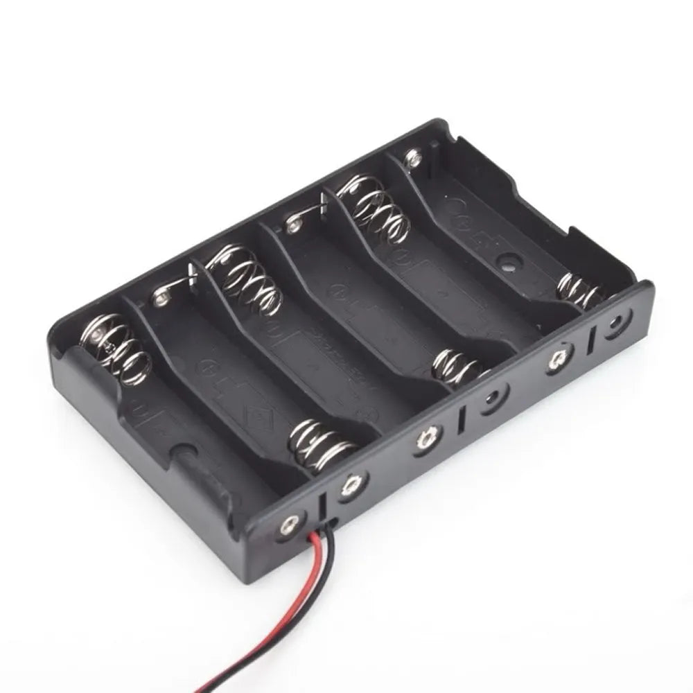 6 x AA Battery Holder Box, Without Cover