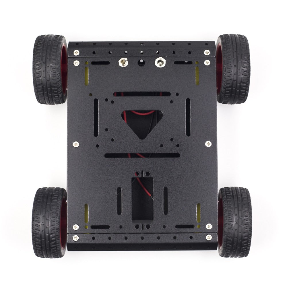 Metal Tank Robot Smart Car Chassis Black - Beirut ElectroCity
