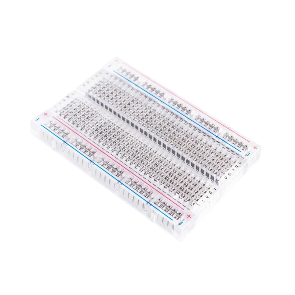 Transparent 400 Points Soldless Breadboard