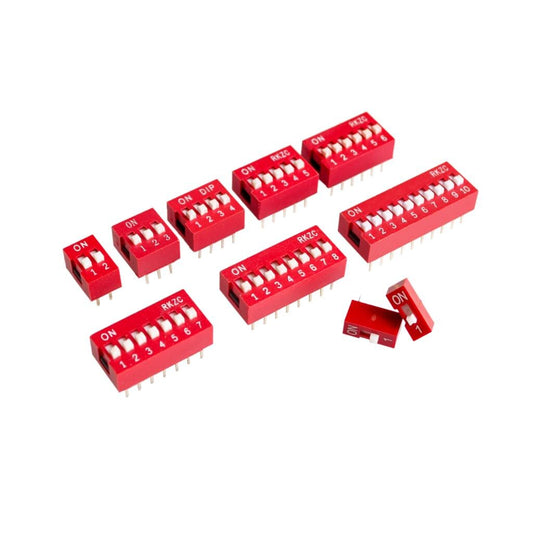 Dip Switch Red 
7 Pins