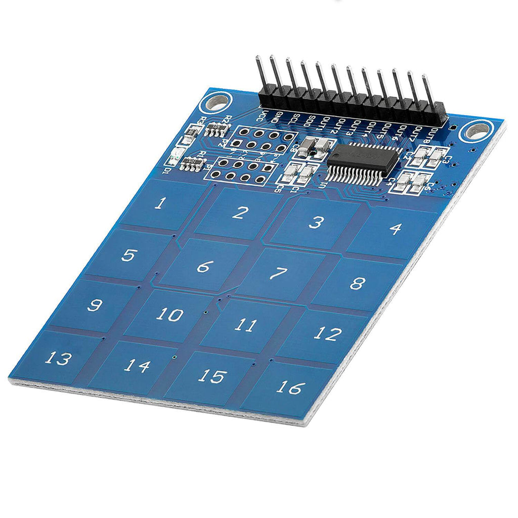 TTP229 16-way Capacitive Touch Switch Module - Beirut ElectroCity