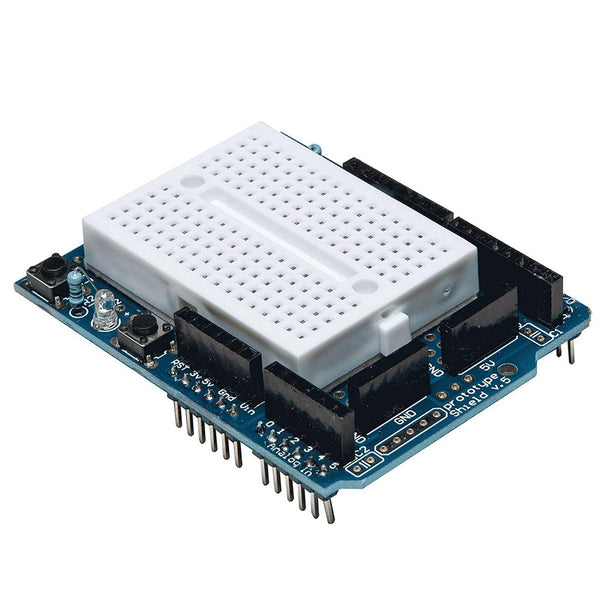 UNO Proto Prototype Shield + 170pts Breadboard