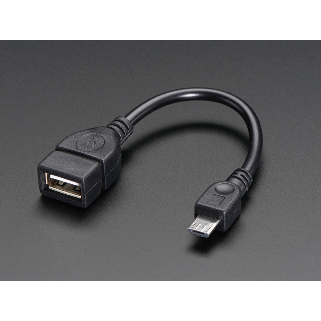 USB OTG Cable
Female A to Micro A - 4" red