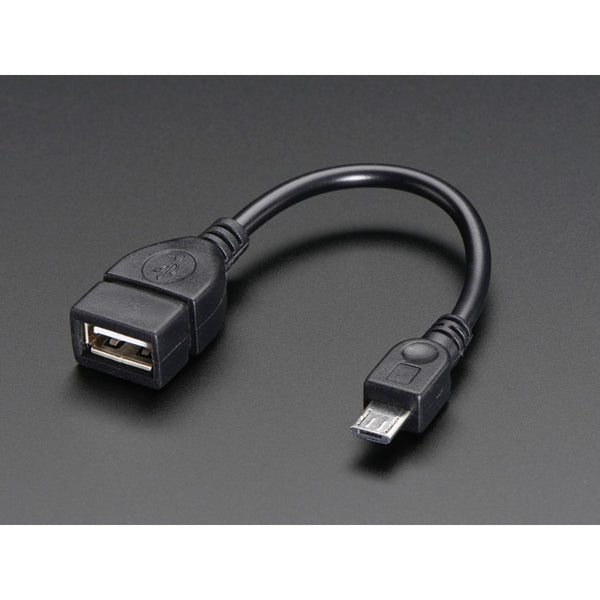 USB OTG Cable
Female A to Micro A - 4" red