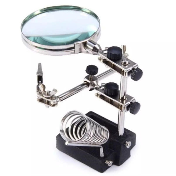 Helping Hand Magnifier with Soldering Stand JM508 Big - Beirut ElectroCity