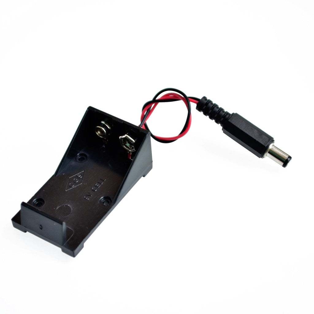 9V Cell Box, without Cover With DC - Beirut ElectroCity