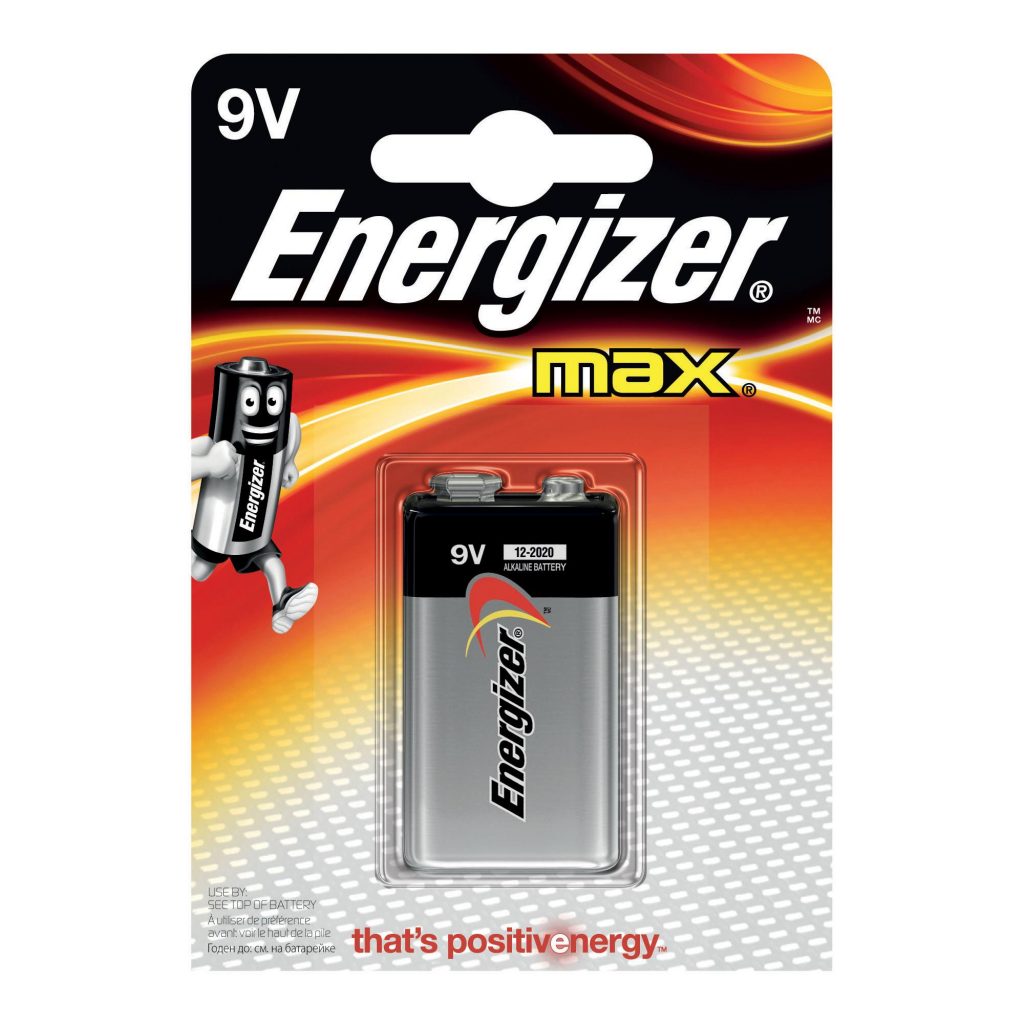 Energizer max 9V Battery 1pack