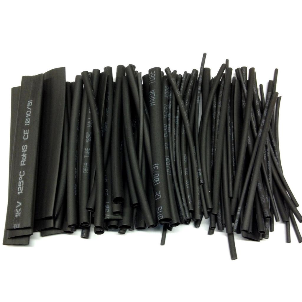 Heat Shrink Tubing 10mm Black 1 Meter