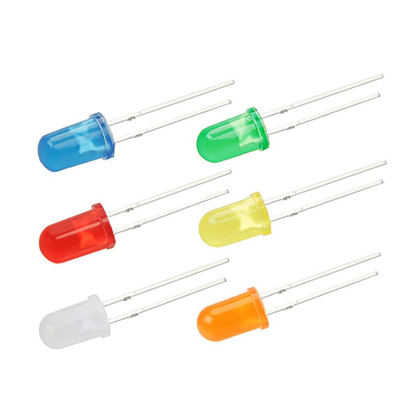 28mm Leg LED 5MM Orange (5pcs) - Beirut ElectroCity